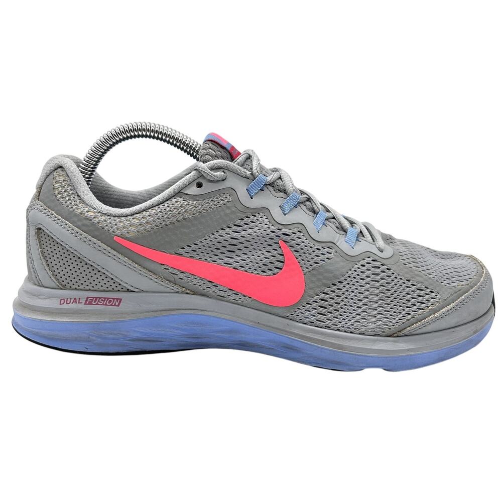 Nike Dual Fusion Run 3 Shoes Women Size 9.5 Running Athletic 653594-002 Sneakers